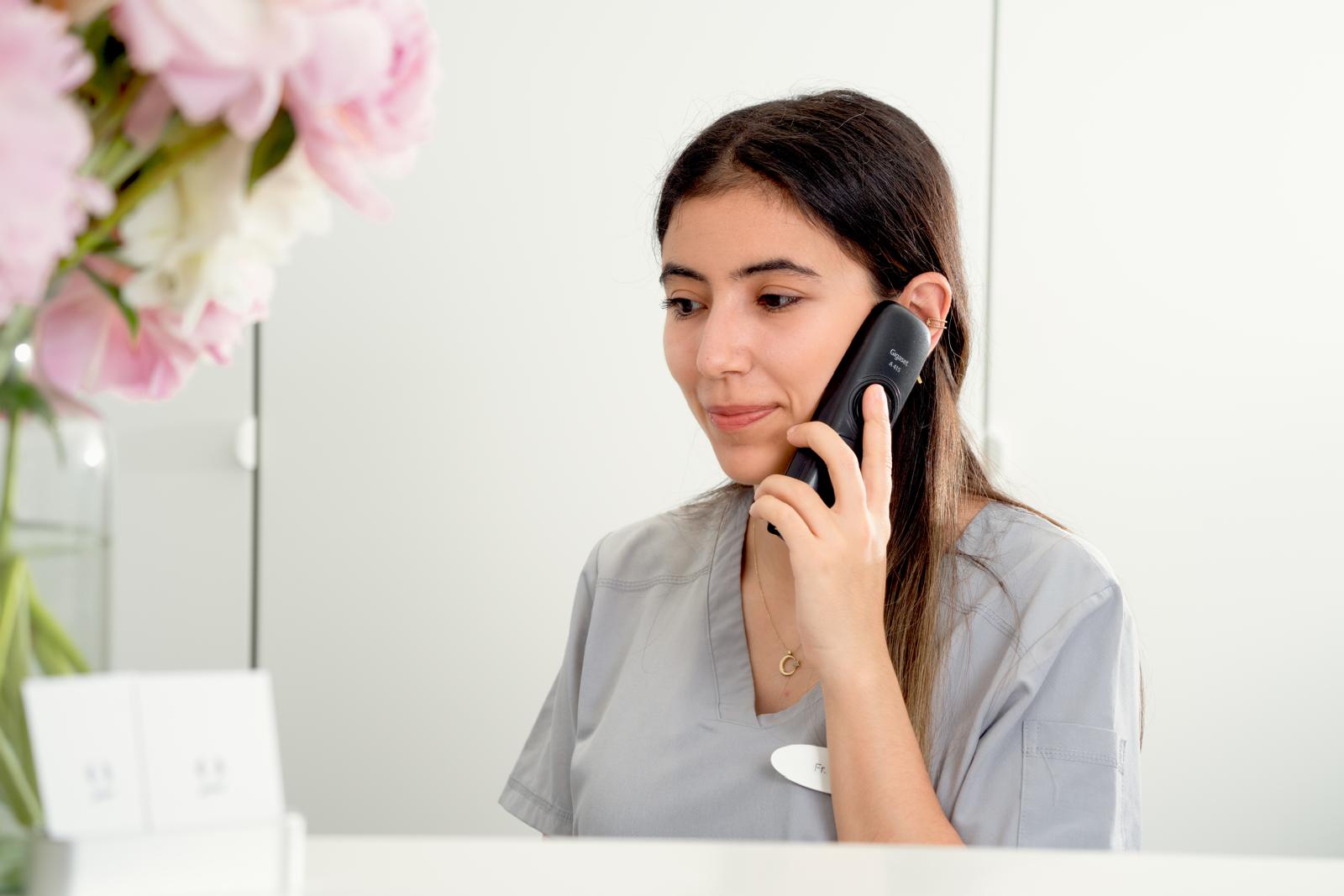 Empfang der Praxis Sievekingsallee